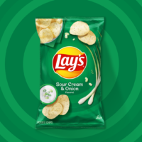Lays Sour Cream & Onion Flavored Potato Chips